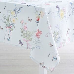 Pottery Barn Kids & Monique Lhuillier Springtime Easter Floral Tablecloth - NWT